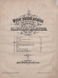 Kozak : pieśń e-moll : [na baryton z towarzyszeniem fortepianu]