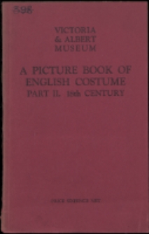 A picture book of English costume. Pt. 2 : 18th century