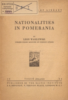 Nationalities in Pomerania