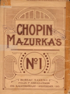 Mazurka B-dur : op.7, No 1 : [fur Pianoforte]