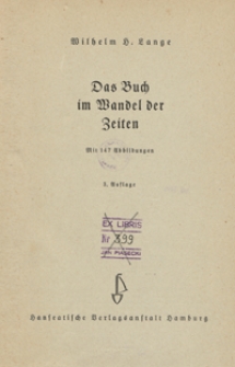 Das Buch im Wandel der Zeiten