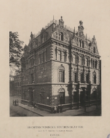 Kaiserliches Postamtsgebäude, Hundegasse Danzig