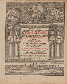 Neuer und Alter Schreib-Calender Auffs Jahr nach unsers Herren Jesu Christi Geburt [...] 1680