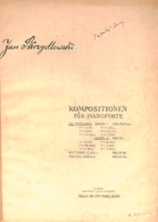 24 Preludes : cah. 2 : no1 E-dur, no 2 fis-moll, no 3 h-moll, no 4 As-dur, no 5 G-dur, no 6 c-moll : Kompositionen f&uuml;r Pianoforte