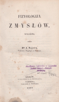 Fizyologija zmysłów