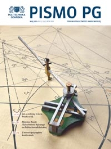 Pismo PG : Forum Społeczności Akademickiej, 2014, R. 21, Nr 5 (Maj)