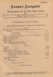 Staatsanzeiger f&uuml;r die Freie Stadt Danzig. Teil 1, 1925.06.04 nr 41