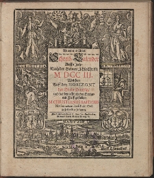 Neuer und Alter Schreib-Calender Auffs Jahr Nach der Geburt Jesu Christi [...] Welchen Auff den Horizont der Stadt Dantzig [...] gestellet M. Christianus Sahmius [...] 1703