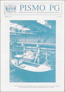 Pismo PG : pismo pracowników i studentów Politechniki Gdańskiej, 1995, nr 3 (Marzec)