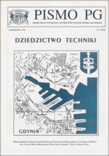 Pismo PG : pismo pracowników i studentów Politechniki Gdańskiej, 1995, nr 7 (Październik)
