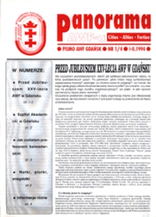 Panorama AWF Gdańsk : citius, altius, fortius, 1993, Nr 4