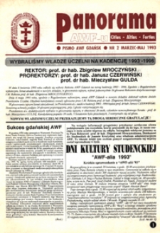 Panorama AWF Gdańsk : citius, altius, fortius, 1993, Nr 2