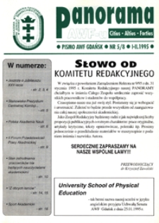 Panorama AWF Gdańsk : citius, altius, fortius, 1995, Nr 12