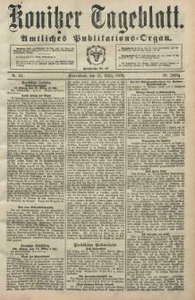 Konitzer Tageblatt.Amtliches Publikations=Organ