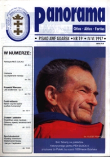 Panorama AWF Gdańsk : citius, altius, fortius, 1997, Nr 19