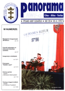 Panorama AWF Gdańsk : citius, altius, fortius, 1997, Nr 20