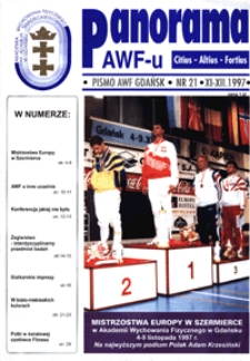 Panorama AWF Gdańsk : citius, altius, fortius, 1997, Nr 21