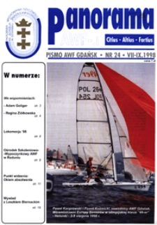 Panorama AWF Gdańsk : citius, altius, fortius, 1998, Nr 24