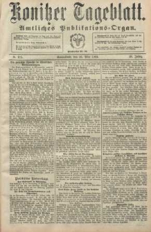 Konitzer Tageblatt.Amtliches Publikations=Organ