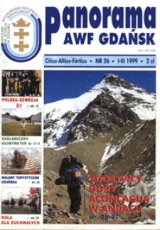 Panorama AWF Gdańsk : citius, altius, fortius, 1999, Nr 26