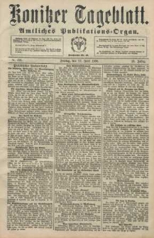 Konitzer Tageblatt.Amtliches Publikations=Organ