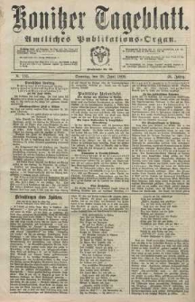 Konitzer Tageblatt.Amtliches Publikations=Organ