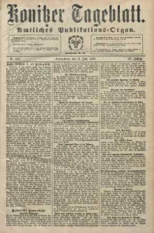 Konitzer Tageblatt.Amtliches Publikations=Organ