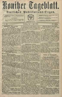 Konitzer Tageblatt.Amtliches Publikations=Organ