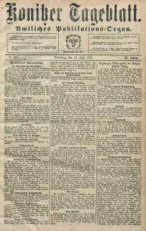 Konitzer Tageblatt.Amtliches Publikations=Organ