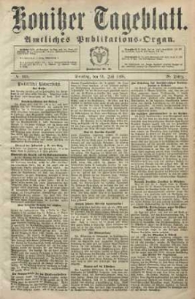 Konitzer Tageblatt.Amtliches Publikations=Organ