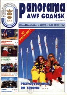 Panorama AWF Gdańsk : citius, altius, fortius, 1999, Nr 29