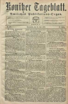 Konitzer Tageblatt.Amtliches Publikations=Organ