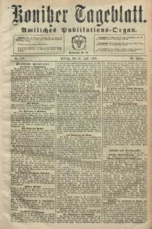 Konitzer Tageblatt.Amtliches Publikations=Organ