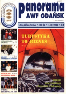 Panorama AWF Gdańsk : citius, altius, fortius, 2000, Nr 30