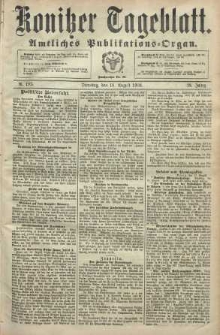 Konitzer Tageblatt.Amtliches Publikations=Organ