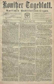 Konitzer Tageblatt.Amtliches Publikations=Organ