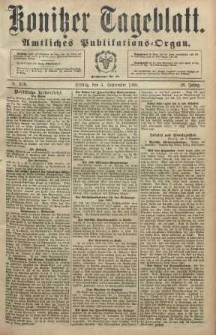 Konitzer Tageblatt.Amtliches Publikations=Organ