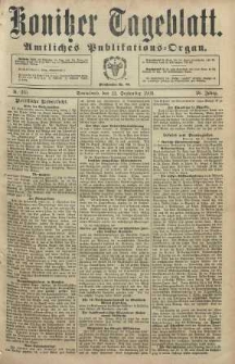 Konitzer Tageblatt.Amtliches Publikations=Organ