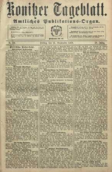 Konitzer Tageblatt.Amtliches Publikations=Organ