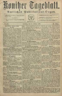 Konitzer Tageblatt.Amtliches Publikations=Organ