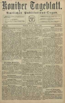 Konitzer Tageblatt.Amtliches Publikations=Organ