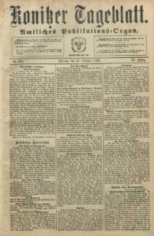 Konitzer Tageblatt.Amtliches Publikations=Organ