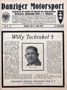 Danziger Motorsport, 1930, nr 6
