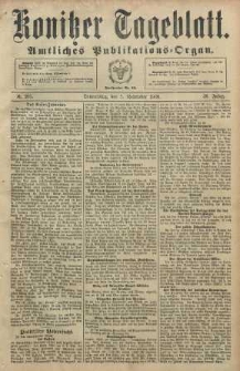 Konitzer Tageblatt.Amtliches Publikations=Organ