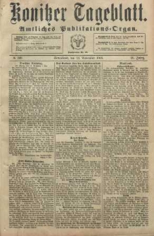 Konitzer Tageblatt.Amtliches Publikations=Organ