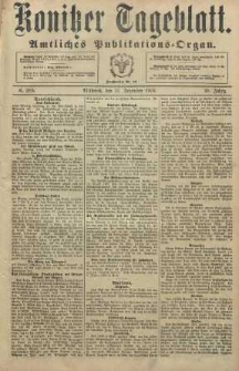 Konitzer Tageblatt.Amtliches Publikations=Organ