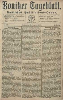 Konitzer Tageblatt.Amtliches Publikations=Organ