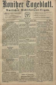 Konitzer Tageblatt.Amtliches Publikations=Organ