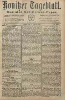 Konitzer Tageblatt.Amtliches Publikations=Organ