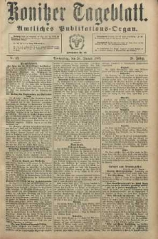 Konitzer Tageblatt.Amtliches Publikations=Organ